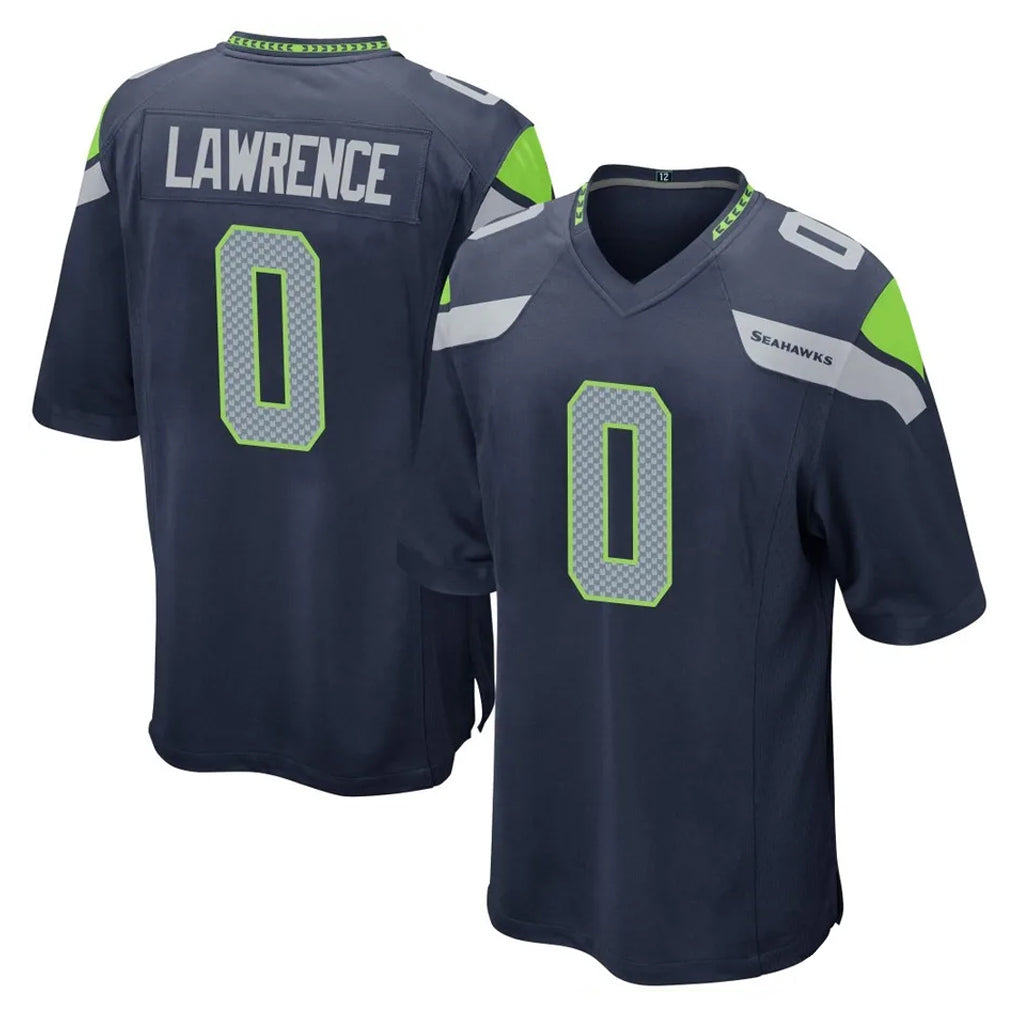 Choea S.Seahawks #0 DeMarcus Lawrence Player Navy Home Game Stitched Jerseys