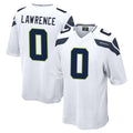 Choea S.Seahawks #0 DeMarcus Lawrence Player White Home Game Stitched Jerseys