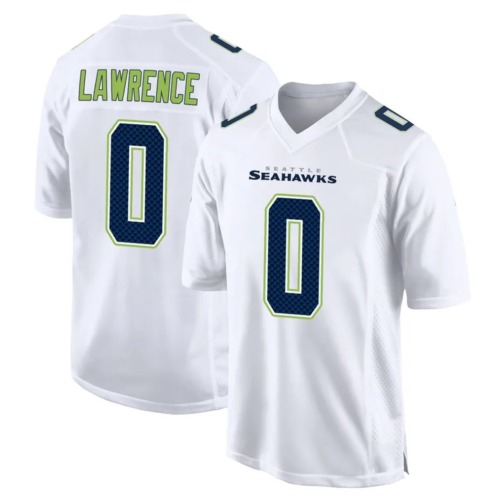 Choea S.Seahawks #0 DeMarcus Lawrence Player White Tundra Fashion Home Game Stitched Jerseys
