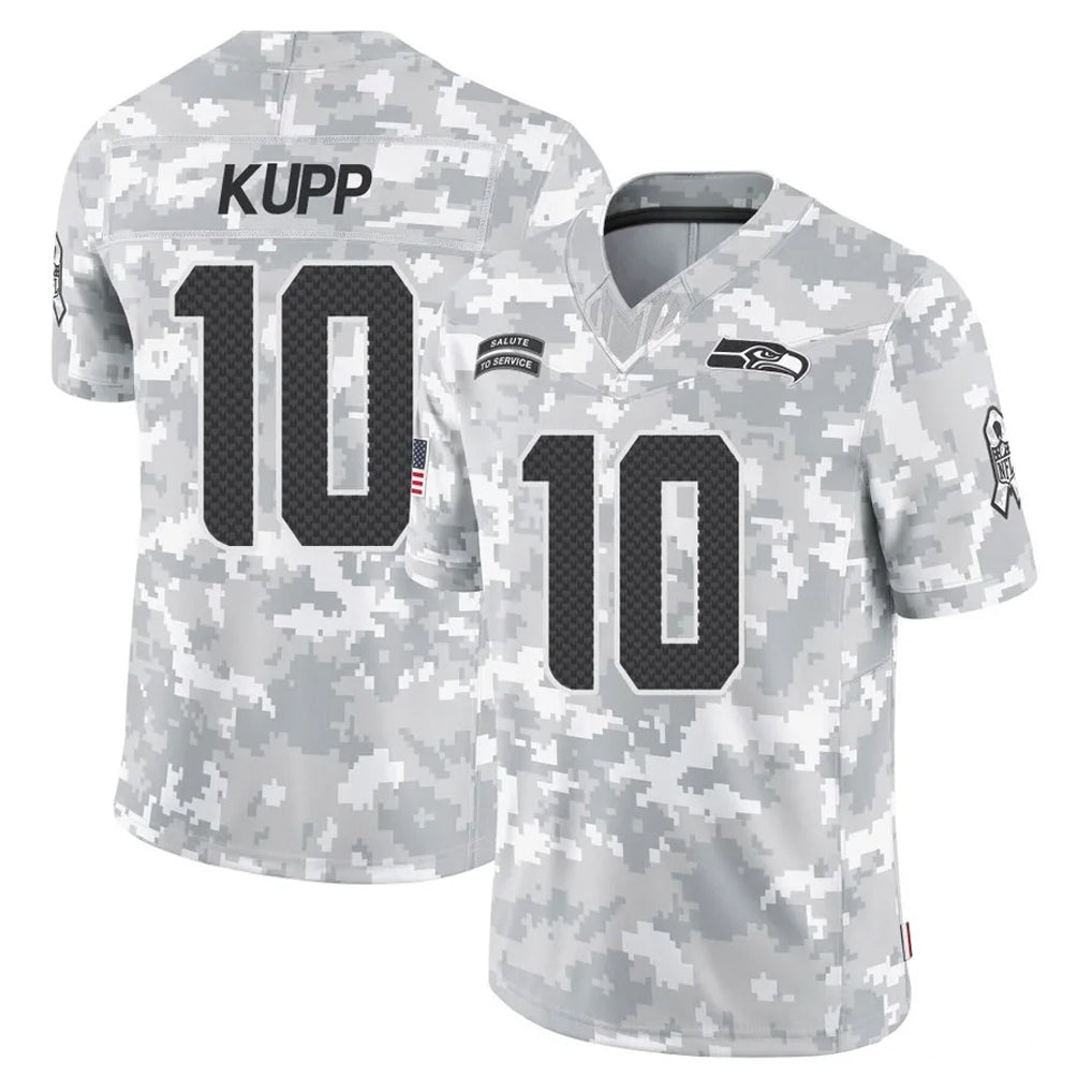 Choea S.Seahawks #10 Cooper Kupp Player Arctic Camo Limited Salute To Service Home Game Stitched Jerseys