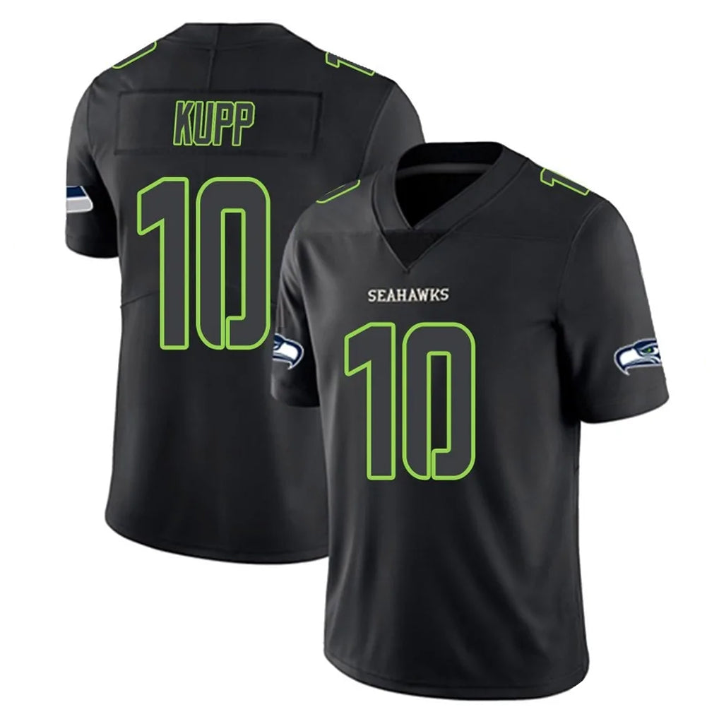 Choea S.Seahawks #10 Cooper Kupp Player Black Impact Limited Home Game Stitched Jerseys