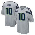 Choea S.Seahawks #10 Cooper Kupp Player Gray Home Game Stitched Jerseys