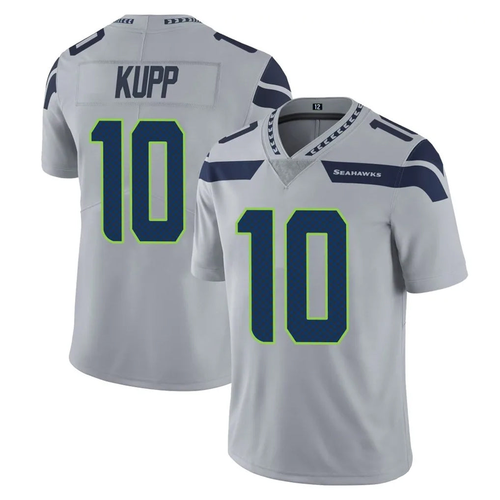 Choea S.Seahawks #10 Cooper Kupp Player Gray Limited Vapor Untouchable Home Game Stitched Jerseys