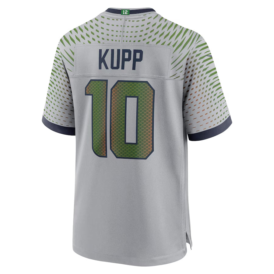 Choea S.Seahawks #10 Cooper Kupp Player Gray Rivalries Collection Game Stitched Jerseys