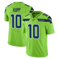 Choea S.Seahawks #10 Cooper Kupp Player Green Limited Color Rush Home Game Stitched Jerseys