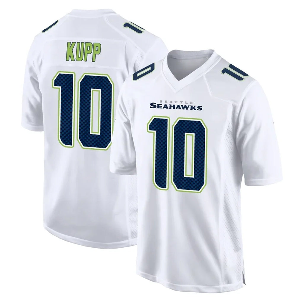 Choea S.Seahawks #10 Cooper Kupp Player White Tundra Fashion Home Game Stitched Jerseys