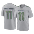 Choea S.Seahawks #11 Jaxon Smith-Njigba Player Gray Atmosphere Fashion Home Game Stitched Jerseys