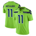 Choea S.Seahawks #11 Jaxon Smith-Njigba Player Green Limited Color Rush Home Game Stitched Jerseys