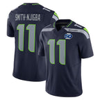 Choea S.Seahawks #11 Jaxon Smith-Njigba Player Navy 50th Season Vapor F.U.S.E. Limited Stitched Jerseys