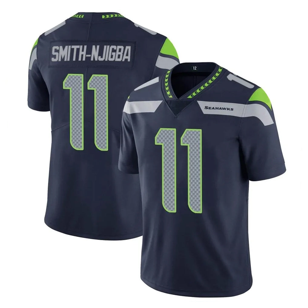 Choea S.Seahawks #11 Jaxon Smith-Njigba Player Navy Limited Vapor Untouchable Home Game Stitched Jerseys