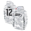 Choea S.Seahawks #12 12th Fan Player Arctic Camo Limited Salute to Service Pullover Hoodies Game Stitched Jerseys