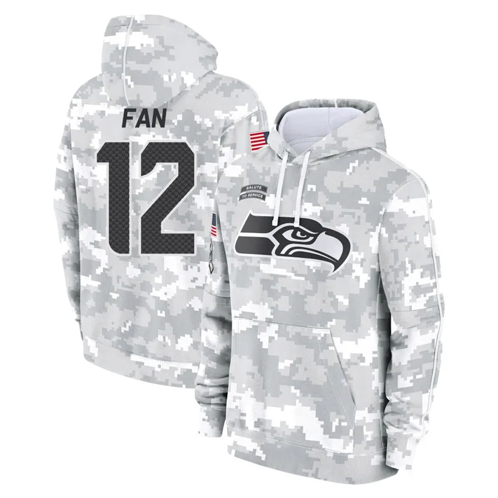 Choea S.Seahawks #12 12th Fan Player Arctic Camo Limited Salute to Service Pullover Hoodies Game Stitched Jerseys