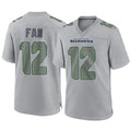 Choea S.Seahawks #12 12th Fan Player Gray Atmosphere Fashion Home Game Stitched Jerseys