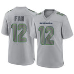 Choea S.Seahawks #12 12th Fan Player Gray Atmosphere Fashion Home Game Stitched Jerseys