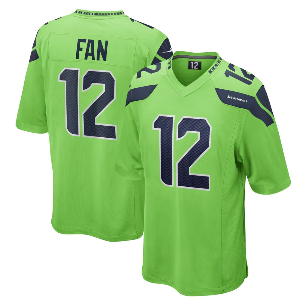 Choea S.Seahawks #12 12th Fan Player Green Home Game Stitched Jerseys