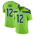 Choea S.Seahawks #12 12th Fan Player Green Limited Color Rush Home Game Stitched Jerseys