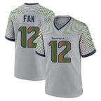 Choea S.Seahawks #12 12th Fan Player Grey 2025 Rivalries Collection Home Game Stitched Jerseys