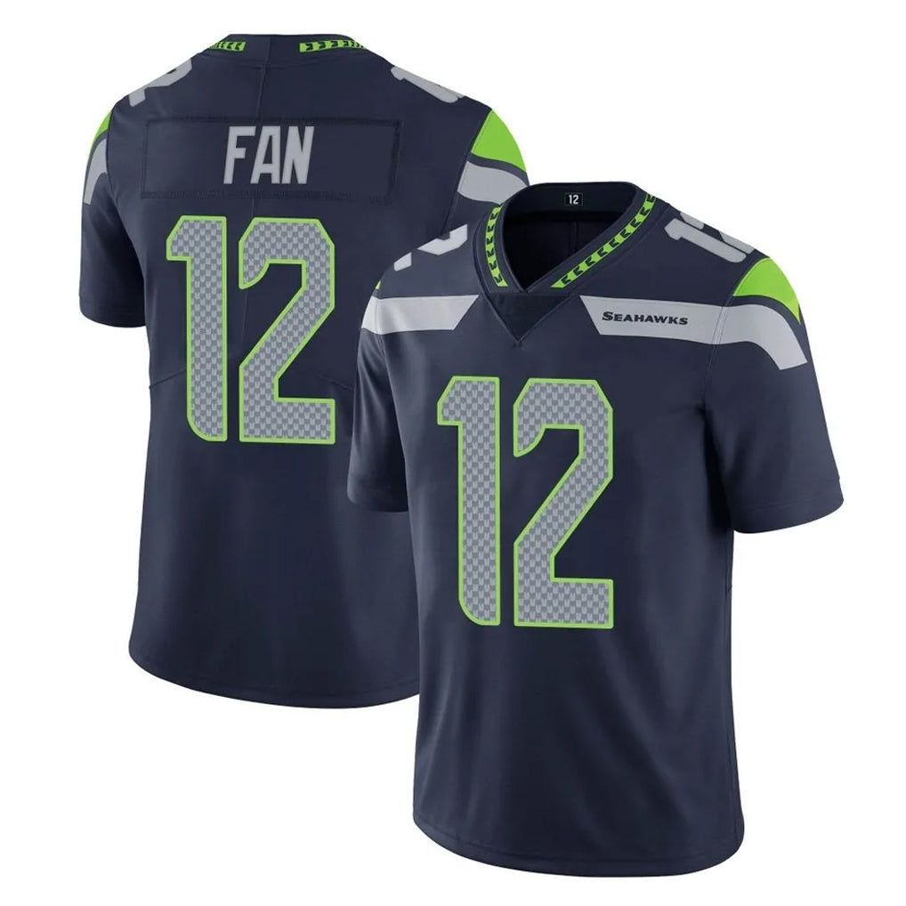 Choea S.Seahawks #12 12th Fan Player Navy Limited Vapor Untouchable Home Game Stitched Jerseys