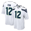 Choea S.Seahawks #12 12th Fan Player White Home Game Stitched Jerseys