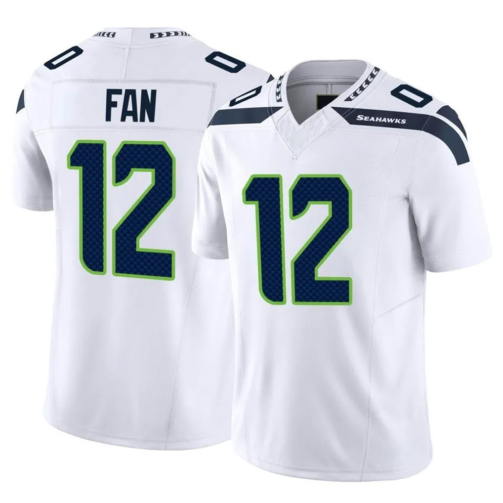 Choea S.Seahawks #12 12th Fan Player White Limited Vapor F.U.S.E. Home Game Stitched Jerseys