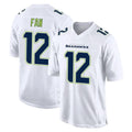 Choea S.Seahawks #12 12th Fan Player White Tundra Fashion Home Game Stitched Jerseys