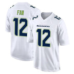 Choea S.Seahawks #12 12th Fan Player White Tundra Fashion Home Game Stitched Jerseys