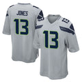 Choea S.Seahawks #13 Ernest Jones IV Player Gray Home Game Stitched Jerseys