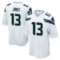 Choea S.Seahawks #13 Ernest Jones IV Player White Home Game Stitched Jerseys