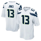 Choea S.Seahawks #13 Ernest Jones IV Player White Home Game Stitched Jerseys
