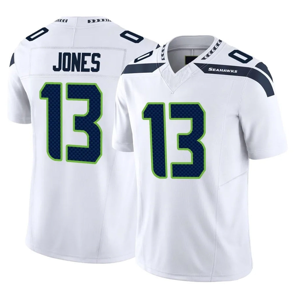Choea S.Seahawks #13 Ernest Jones IV Player White Limited Vapor F.U.S.E. Home Game Stitched Jerseys