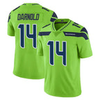 Choea S.Seahawks #14 Sam Darnold Player Green Limited Color Rush Home Game Stitched Jerseys