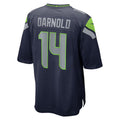 Choea S.Seahawks #14 Sam Darnold Player Navy Home Game Football Jerseys