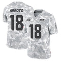 Choea S.Seahawks #18 Elijah Arroyo Player Arctic Camo Limited Salute To Service Home Game Stitched Jerseys