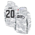 Choea S.Seahawks #20 Julian Love Player Arctic Camo Limited Salute to Service Pullover Hoodies Game Stitched Jerseys