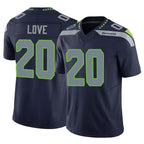 Choea S.Seahawks #20 Julian Love Player Navy Limited Vapor F.U.S.E. Home Game Stitched Jerseys