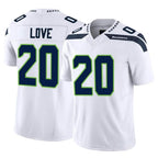 Choea S.Seahawks #20 Julian Love Player White Limited Vapor F.U.S.E. Home Game Stitched Jerseys