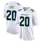 Choea S.Seahawks #20 Julian Love Player White Tundra Fashion Home Game Stitched Jerseys