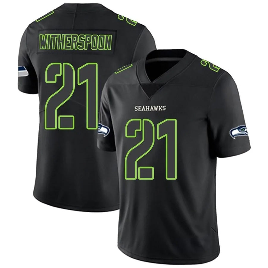 Choea S.Seahawks #21 Devon Witherspoon Player Black Impact Limited Stitched Jerseys