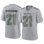Choea S.Seahawks #21 Devon Witherspoon Player Gray Atmosphere Fashion Home Game Stitched Jerseys