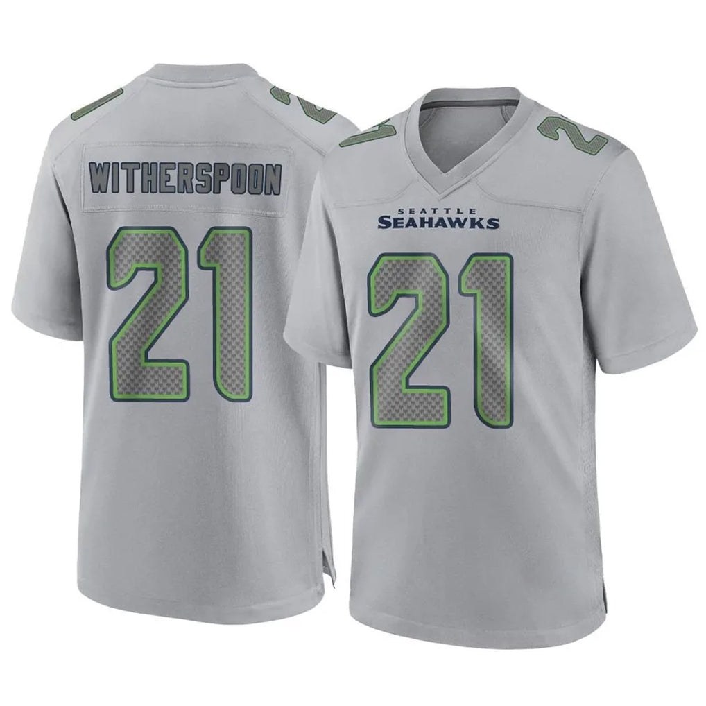 Choea S.Seahawks #21 Devon Witherspoon Player Gray Atmosphere Fashion Home Game Stitched Jerseys