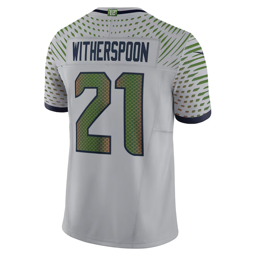 Choea S.Seahawks #21 Devon Witherspoon Player Gray Rivalries Collection Limited Stitched Jerseys