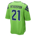 Choea S.Seahawks #21 Devon Witherspoon Player Green Home Game Stitched Jerseys