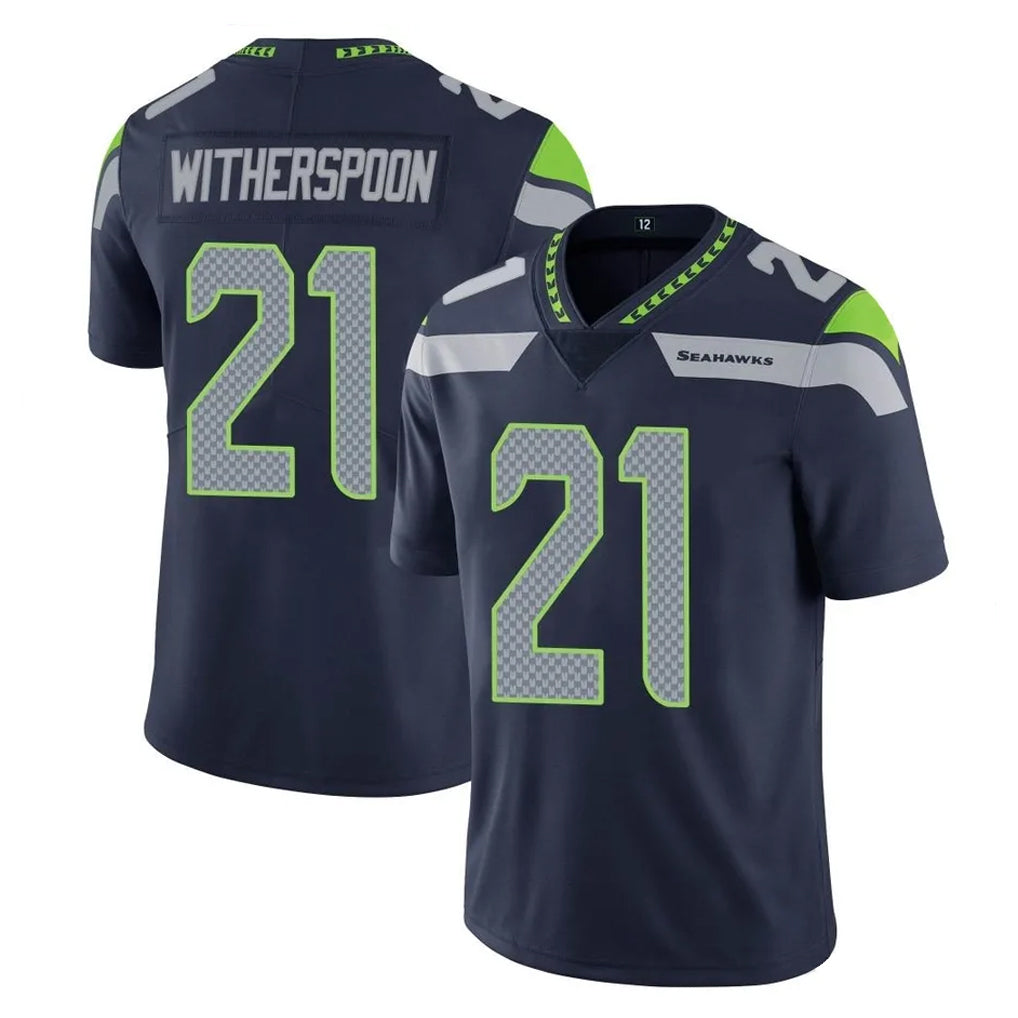 Choea S.Seahawks #21 Devon Witherspoon Player Navy Limited Vapor Untouchable Home Game Stitched Jerseys
