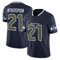 Choea S.Seahawks #21 Devon Witherspoon Player Navy Rivalries Vapor Limited Home Game Stitched Jerseys