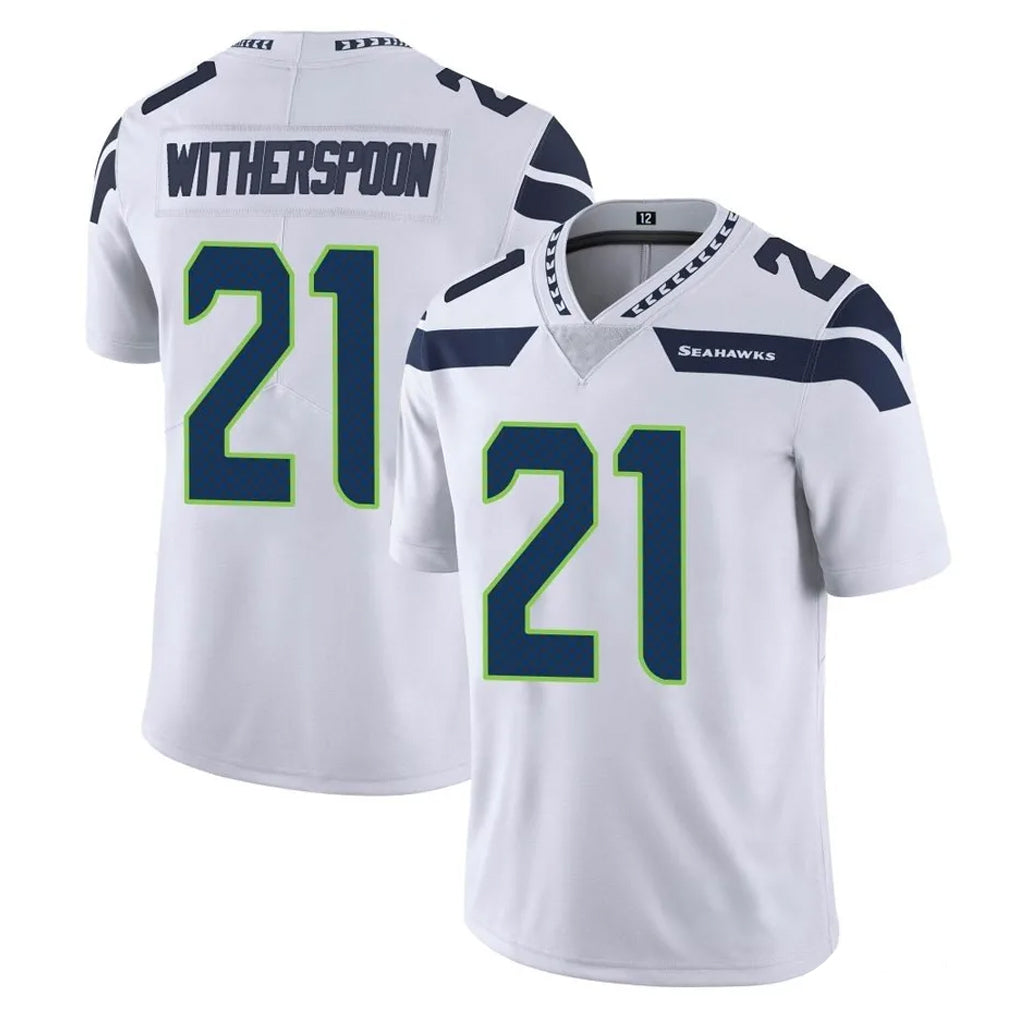 Choea S.Seahawks #21 Devon Witherspoon Player White Limited Vapor Untouchable Home Game Stitched Jerseys