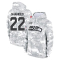 Choea S.Seahawks #22 Rashid Shaheed Player Arctic Camo Limited Salute to Service Pullover Hoodies Game Stitched Jerseys
