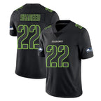Choea S.Seahawks #22 Rashid Shaheed Player Black Impact Limited Home Game Stitched Jerseys