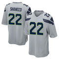 Choea S.Seahawks #22 Rashid Shaheed Player Gray Home Game Stitched Jerseys