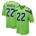 Choea S.Seahawks #22 Rashid Shaheed Player Green Home Game Stitched Jerseys