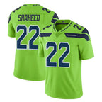 Choea S.Seahawks #22 Rashid Shaheed Player Green Limited Color Rush Home Game Stitched Jerseys